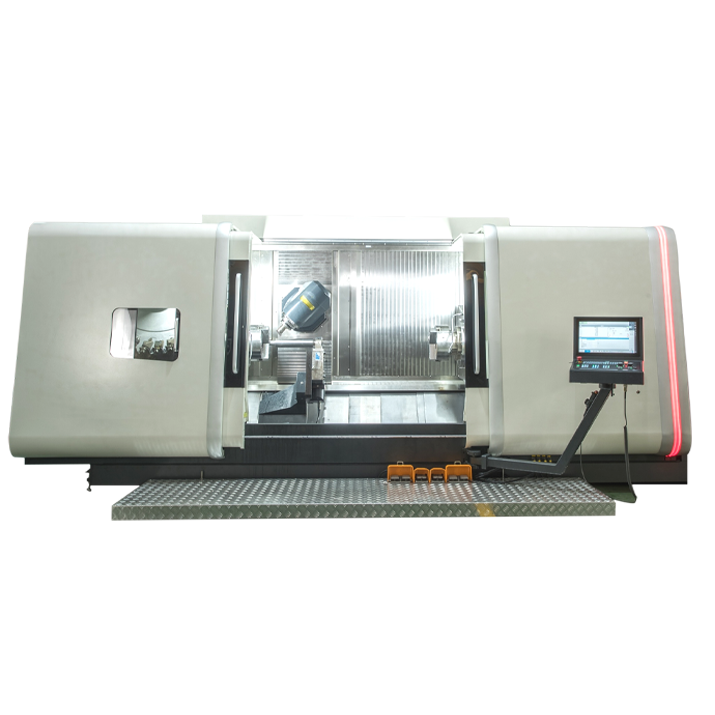五轴联动铣车复合加工中心